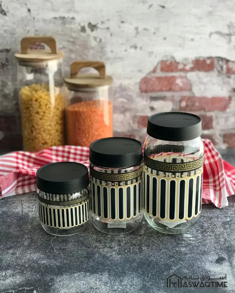 ELEGANCE PATTERNED JAR  1000CC