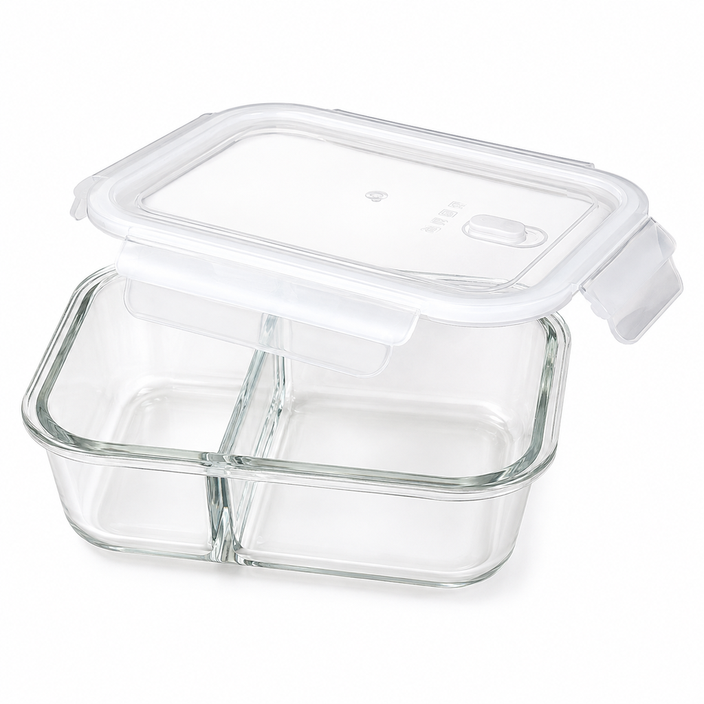 [SJ-SJ417] GLASS FRESH BOX CONTAINER 1000ML