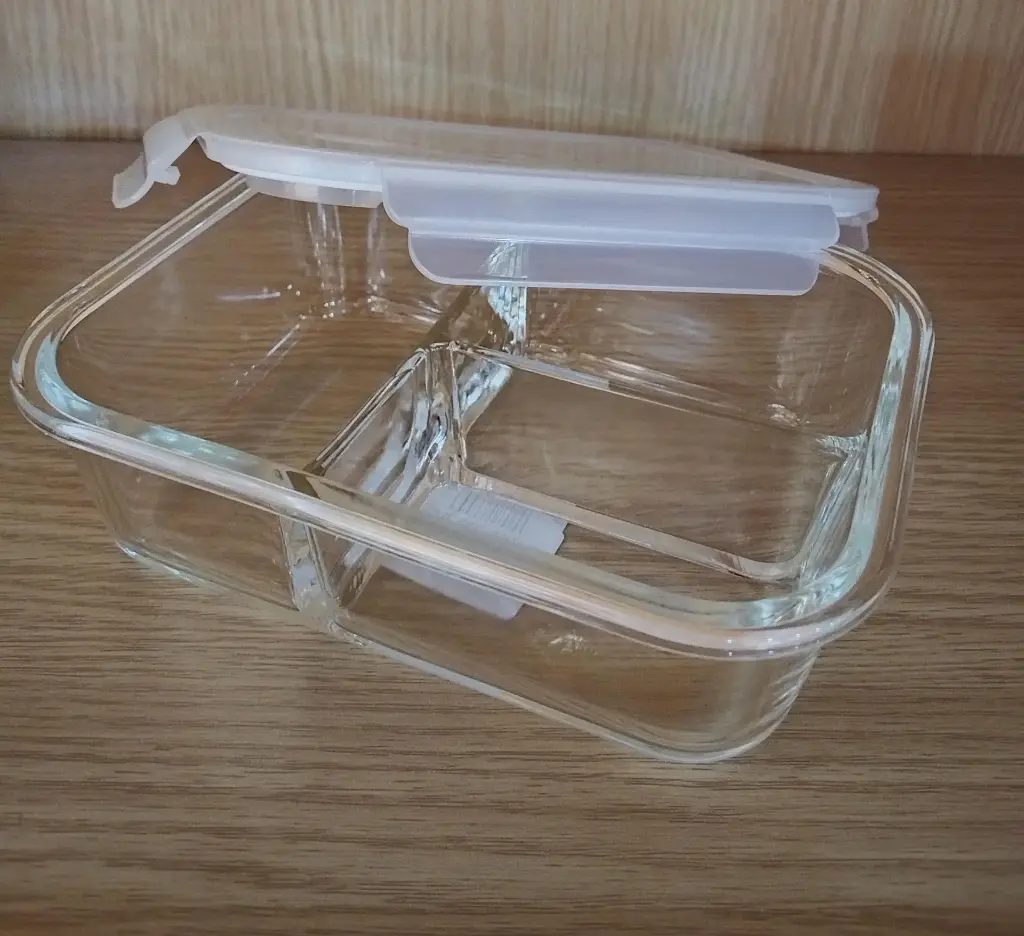 [SJ-SJ420] GLASS FRESH BOX CONTAINER 960ML