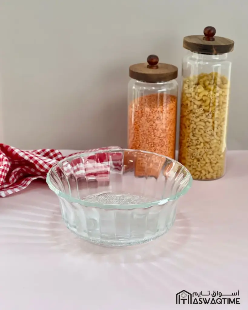 GLASS SALAD BOWL