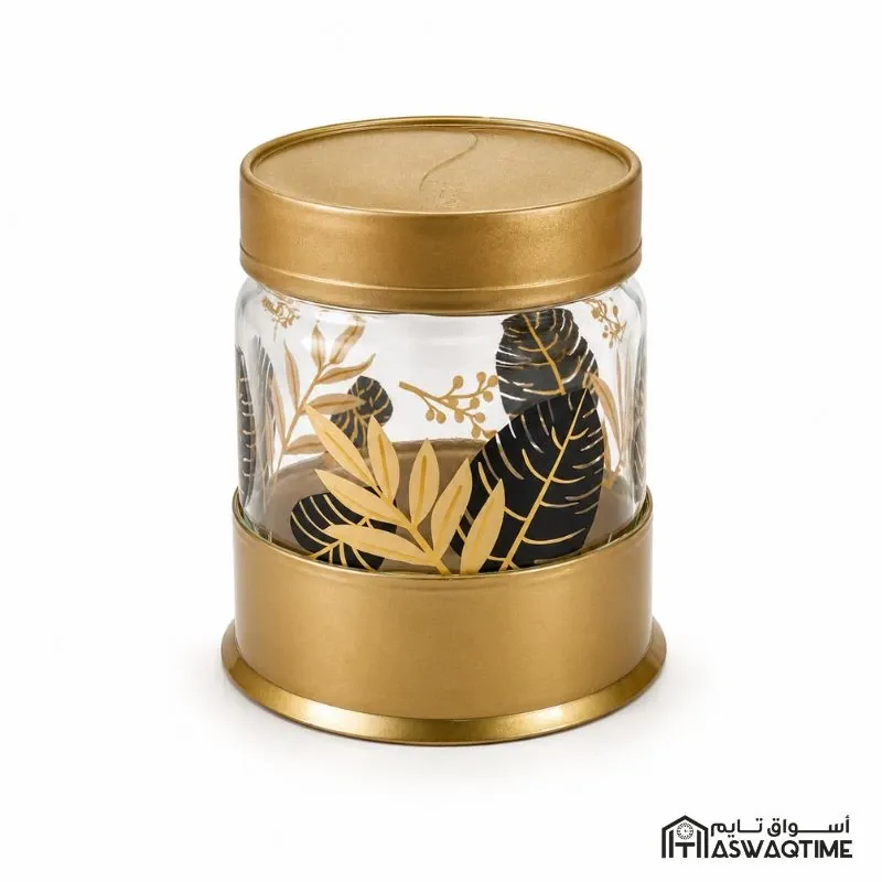 [HN-1425] GOLDEN LEAF PATTERNED STORAGE  425