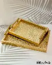 GOLD WOODEN TRAY