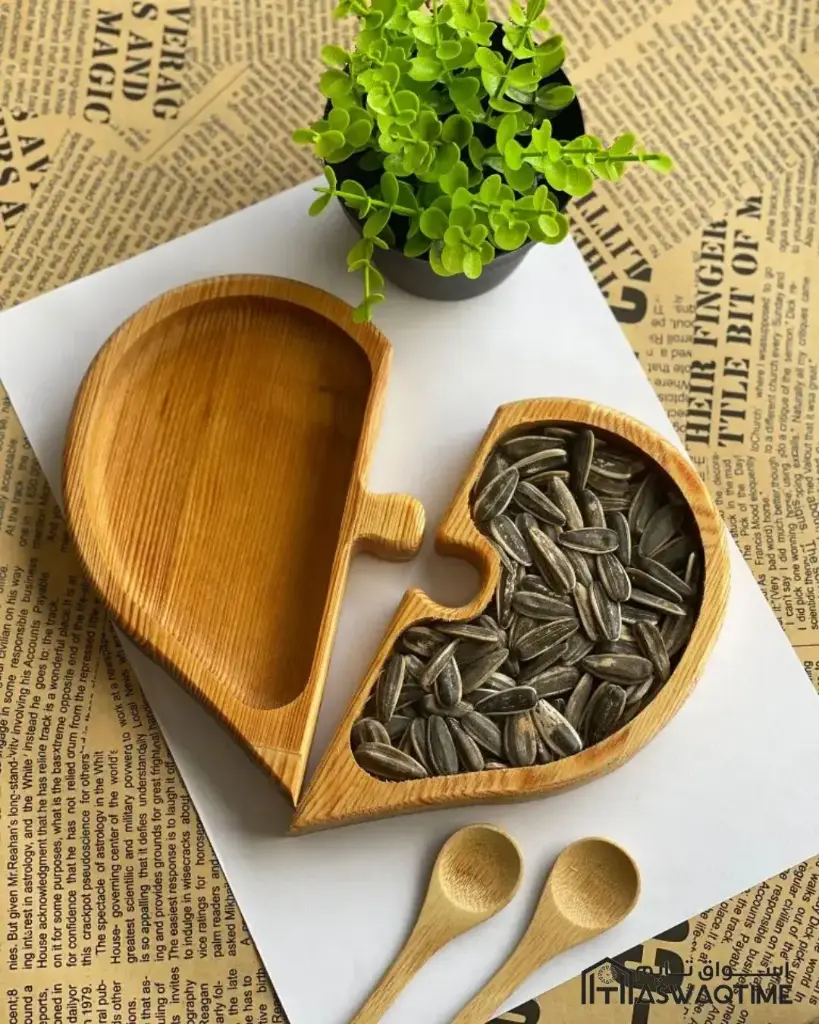 [114004000] ZEMBU HEART PUZZLE COOKIE BEECH