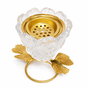 INCENSE BURNER GLASS/METAL
