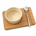 INCIR HOME WOODEN SINGLE SUFLE STAND WITH SPOON