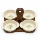 INCIR HOME WOODEN STAND OVAL BREAKFAST
