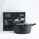 JULIA ELITE-PRO PLUS CASSEROLE WITH LID32CM-BLACK 0005045