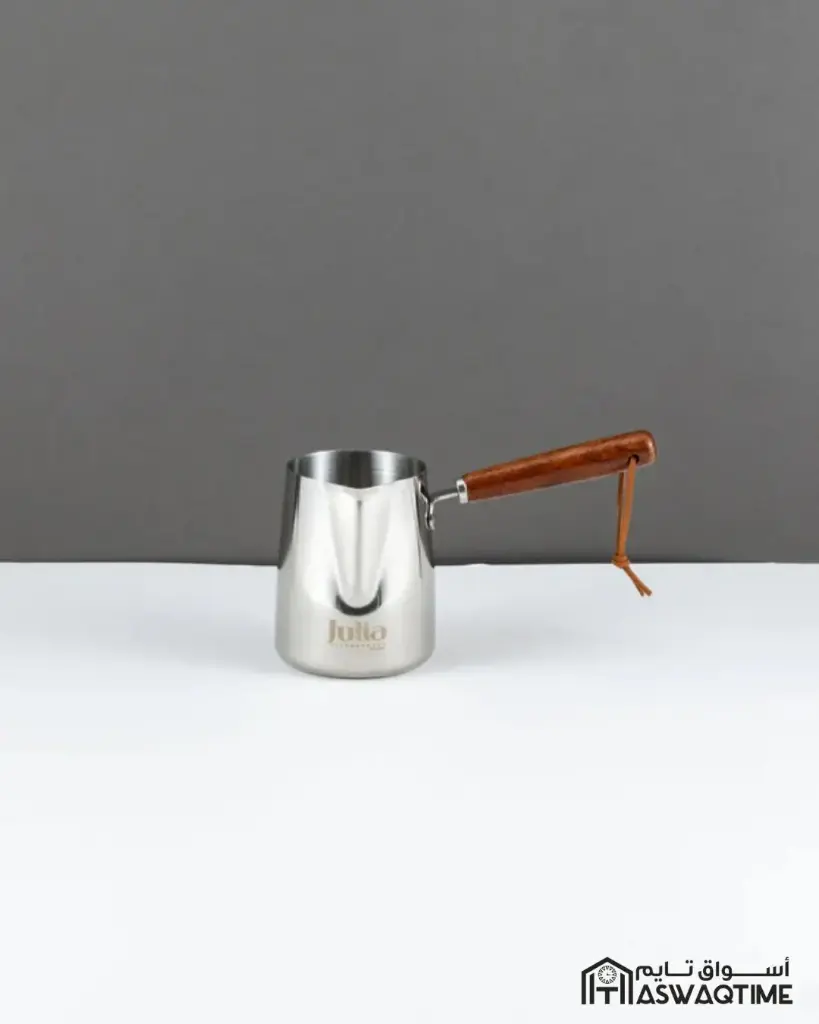 JULIA STAINLESS STEEL COFFEE POT WITH WOODENHANDLE 350ML 24-854