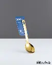 JULIA STAINLESS STEEL FOOD STIRRING SPOONROUND-GOLD 24-939