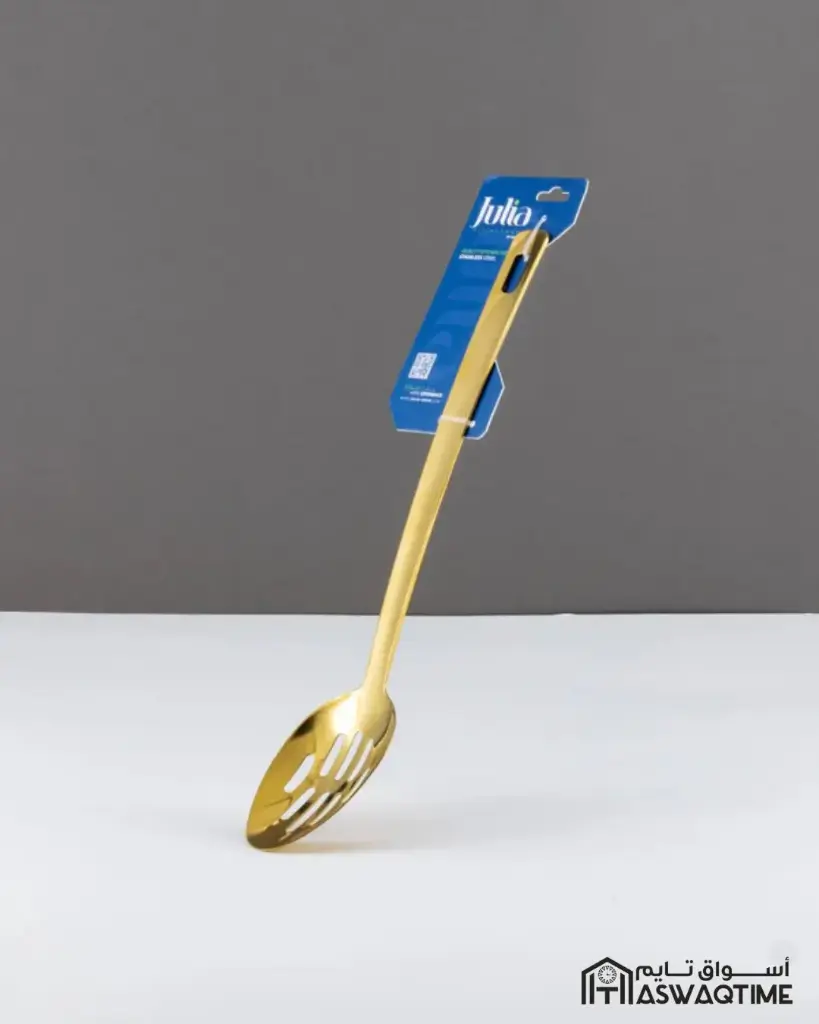 JULIA STAINLESS STEEL SKIMMER LONGHANDLE-GOLD 24-938