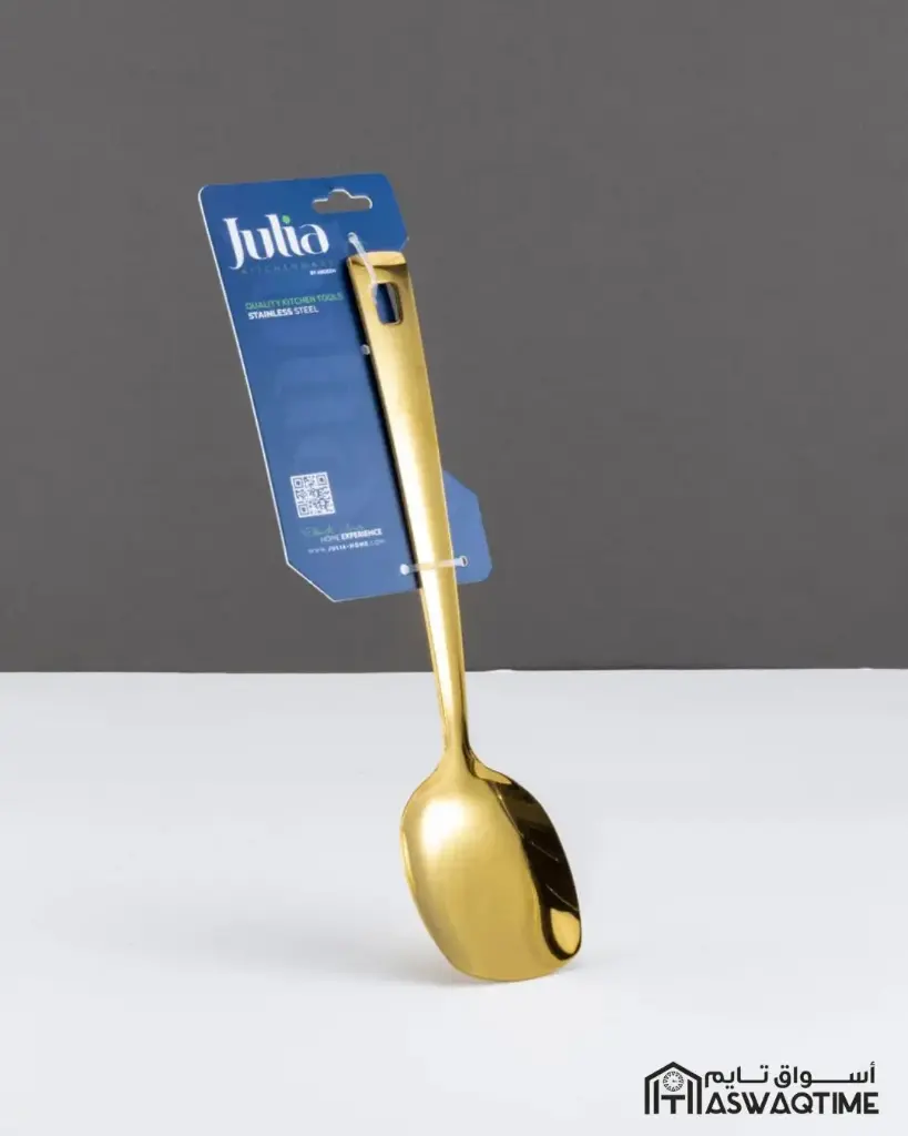 JULIA STAINLESS STEEL WIDE TURNER SHORT HANDLE GOLD 24-928