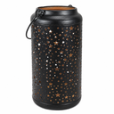 LARGE BLACK CANDLE LANTERN 