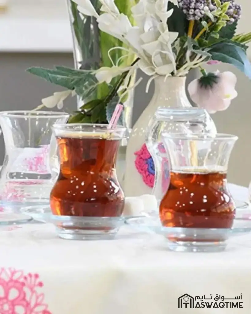 LAV AYDA TURKISH TEA GLASS SET 6PCS 135CC