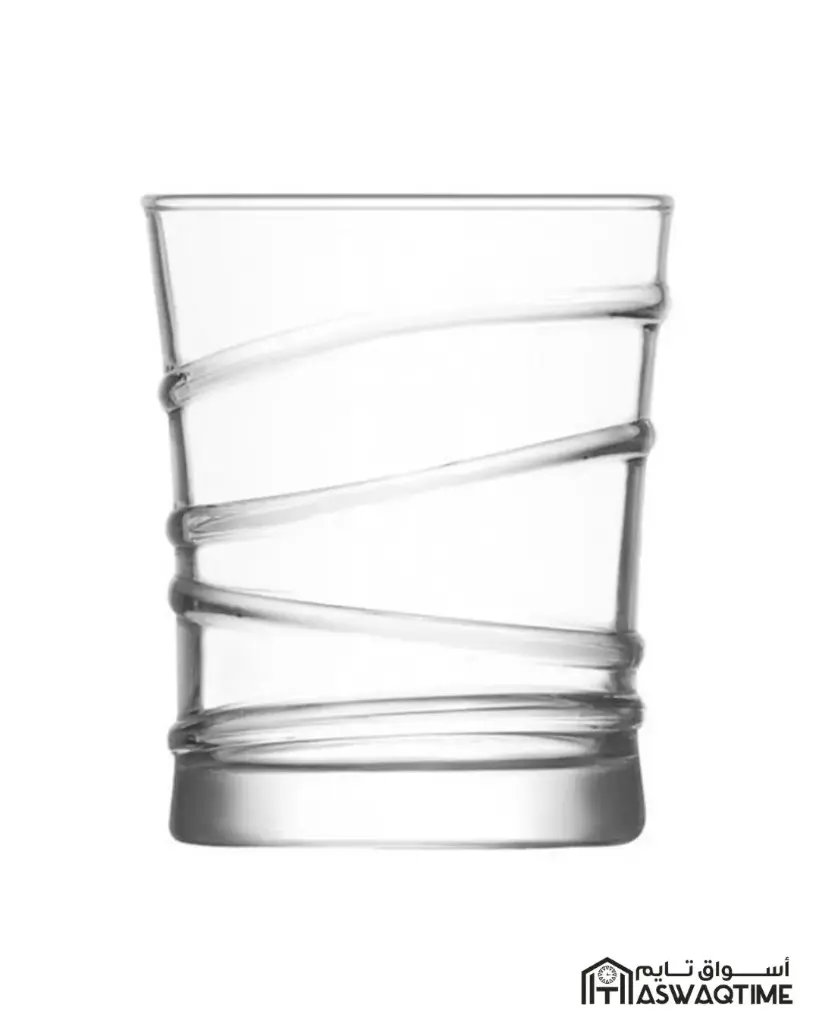 LAV RING COFFEE SIDE GLASS SET 6PCS 65CC