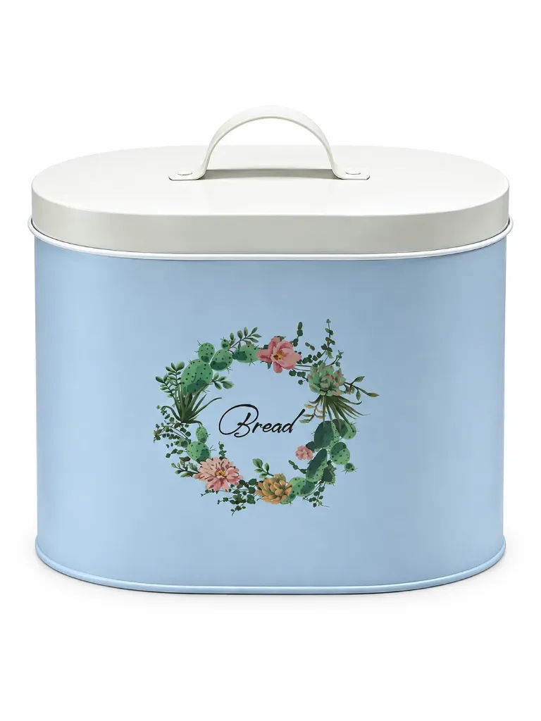 METAL BREAD CONTAINER