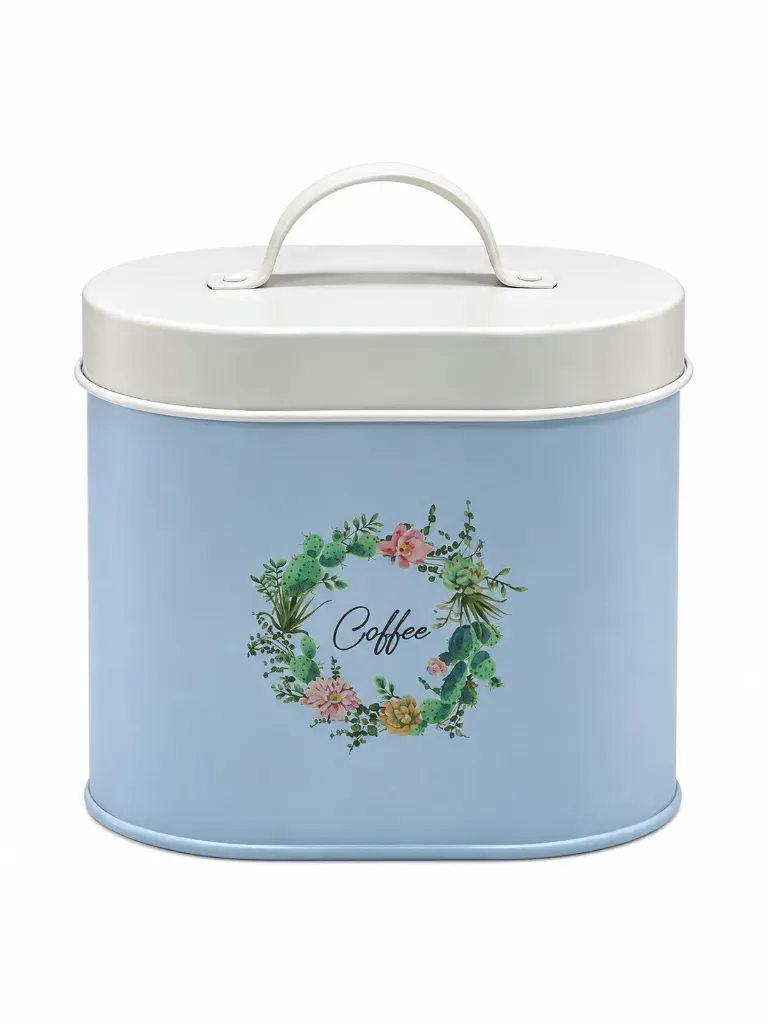 METAL TEA-COFFEE-SUGAR PCS CONTAINER