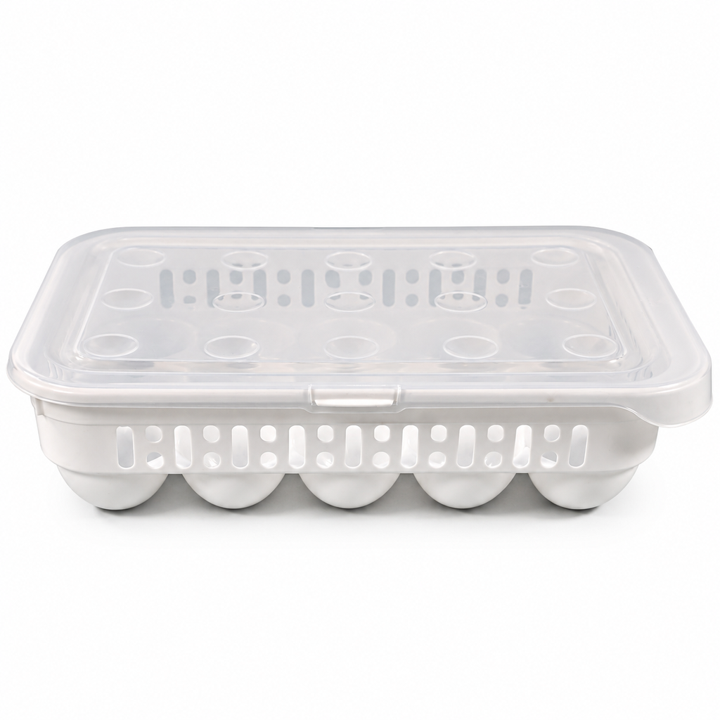 [AK 680] BEEHOME EGG STORAGE CONTAINER 15 PCS