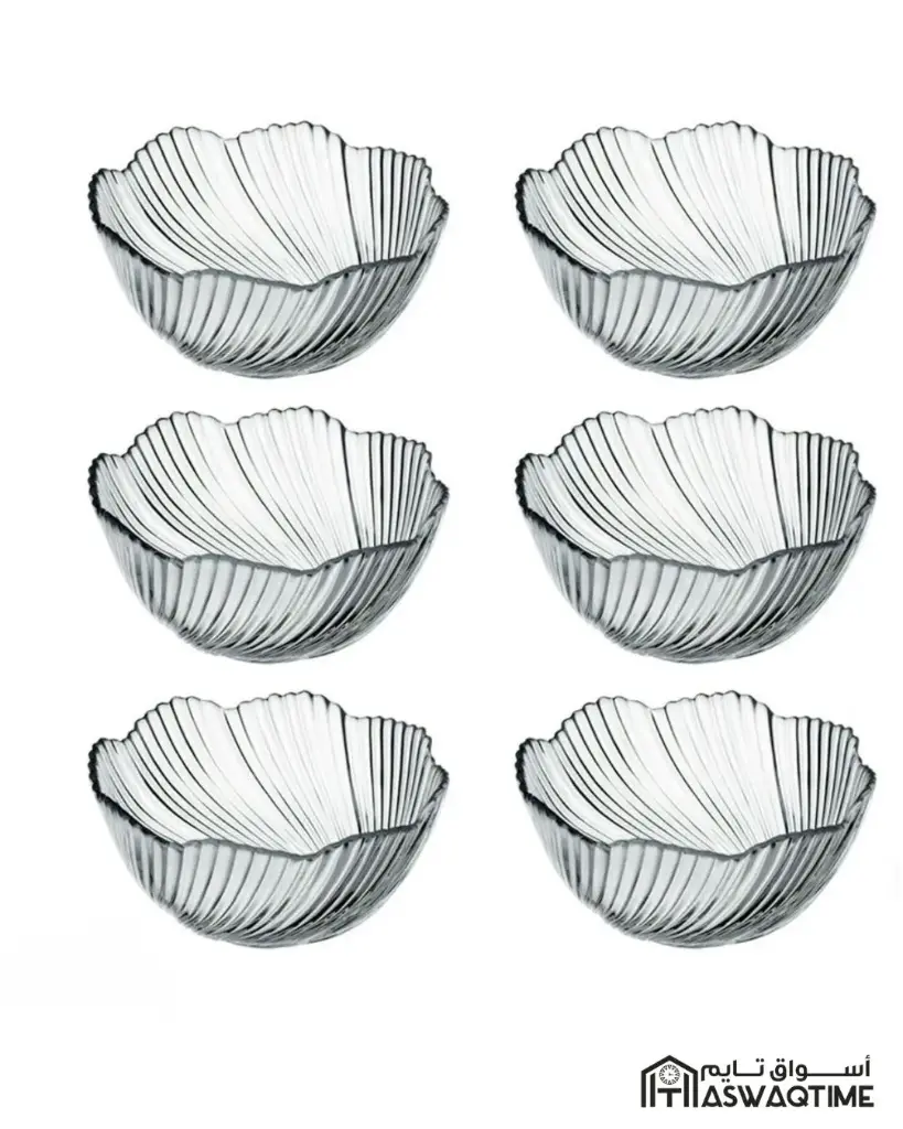 PASABAHCE MARMARA GLASS BOWL 120MM 170ML SET OF 6