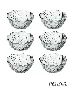 PASABAHCE MARMARA GLASS BOWL 120MM 170ML SET OF 6