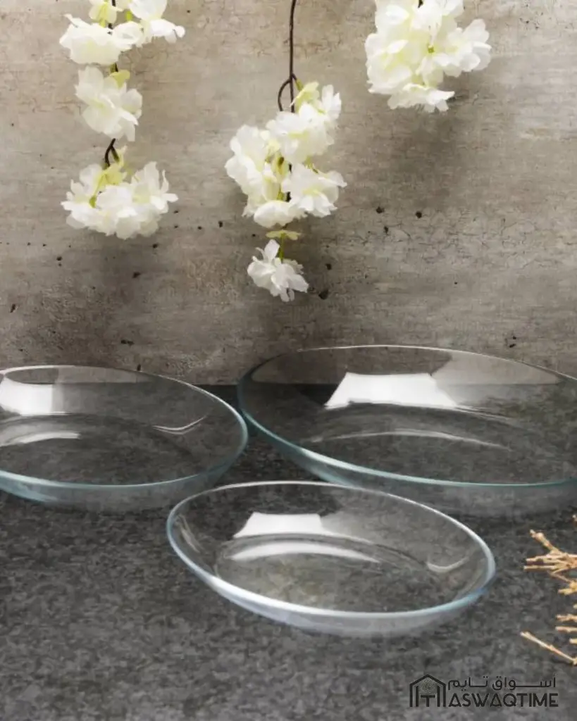 PASABAHCE INVITATION OVAL PLATE SET 2PCS