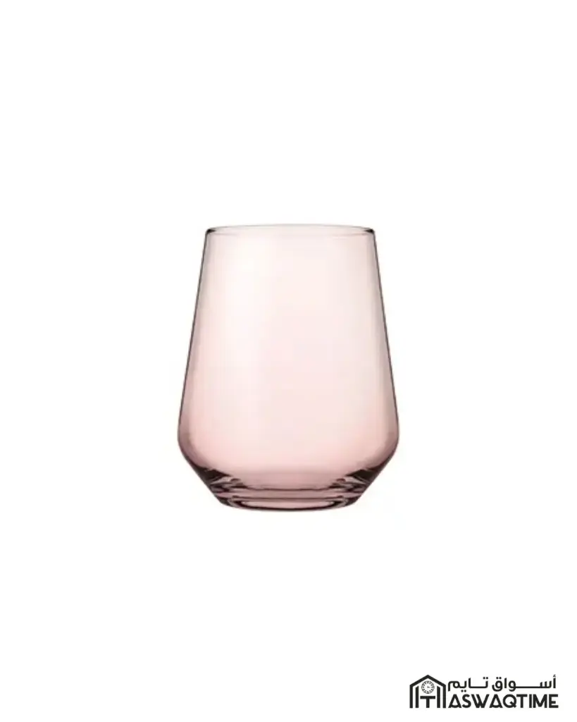 PASABAHCE ALLEGRA PINK GLASS 6PCS