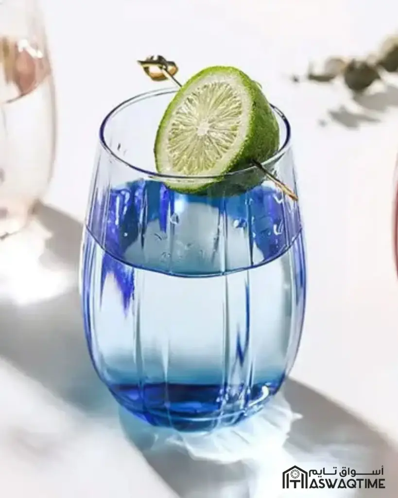 PASABAHCE LINKA TURQUOISE LONG DRINK GLASS 380 ML 3PCS