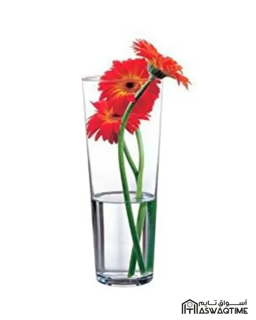 PASABAHCE FLORA GLASS VASE 26CM 1PC