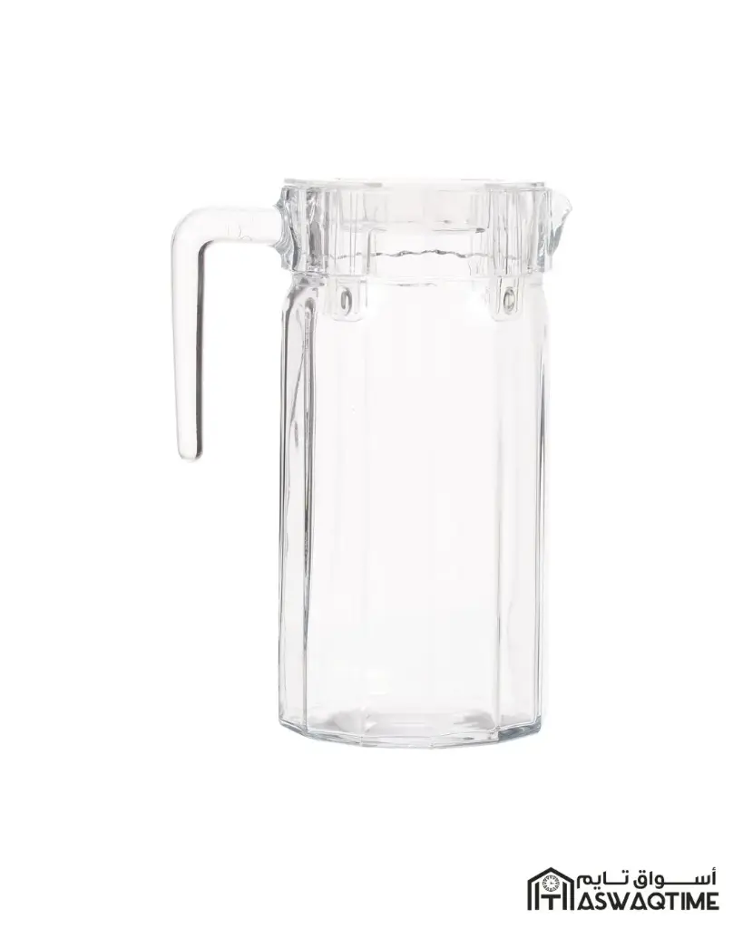 PASABAHCE KÖŞEM JUG / PITCHER WITH ACRYLIC LID 1400ML