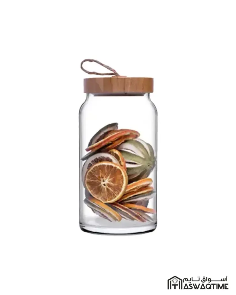 PASABAHCE AWARE LARGE BAMBOO LID STORAGE JAR 1.7 L 1PC
