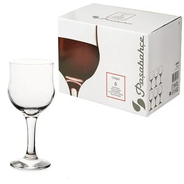 PASABAHCE TULIPE RED WINE GLASS SET 6PCS 240ML