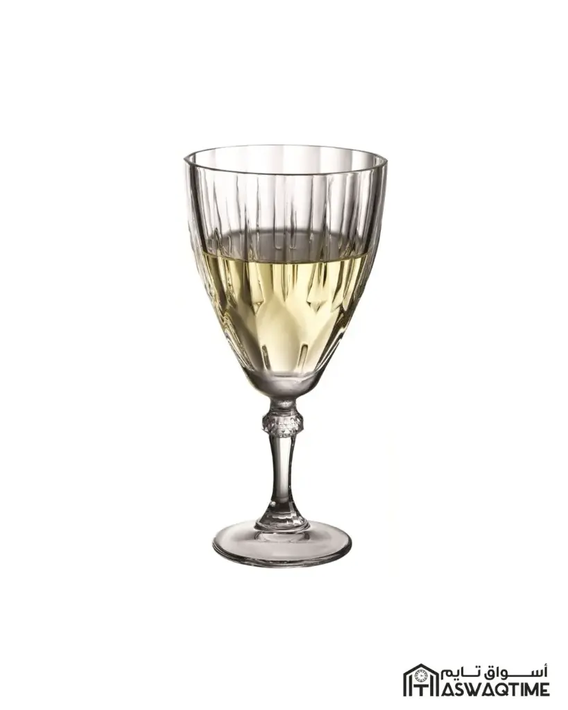 PASABAHCE DIAMOND WHITE WINE GLASS 6PCS 190ML