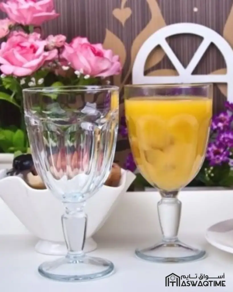 PASABAHCE CASABLANCA BEVERAGE GLASS WITH STEM 6PCS 320ML