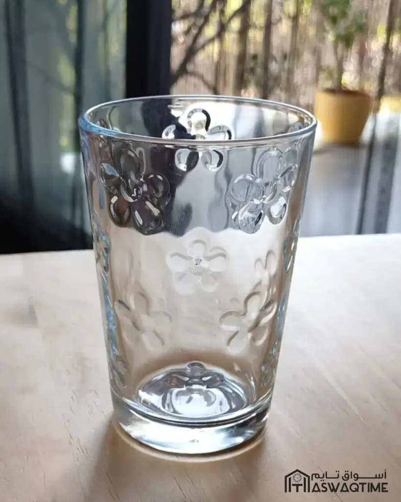 PASABAHCE FLOWERS BEVERAGE GLASS 6PCS 205ML