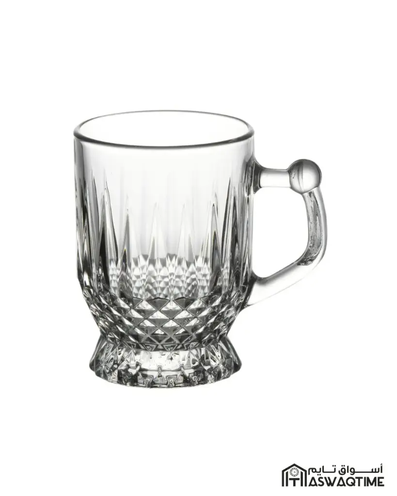 PASABAHCE ISTANBUL TEA GLASS WITH HANDLE 160CC 6PCS