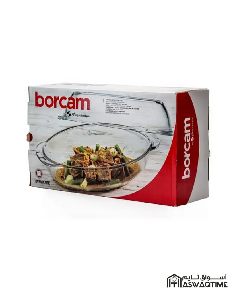 Pasabahce BORCAM OVAL CASSEROLE WITH COVER 59022