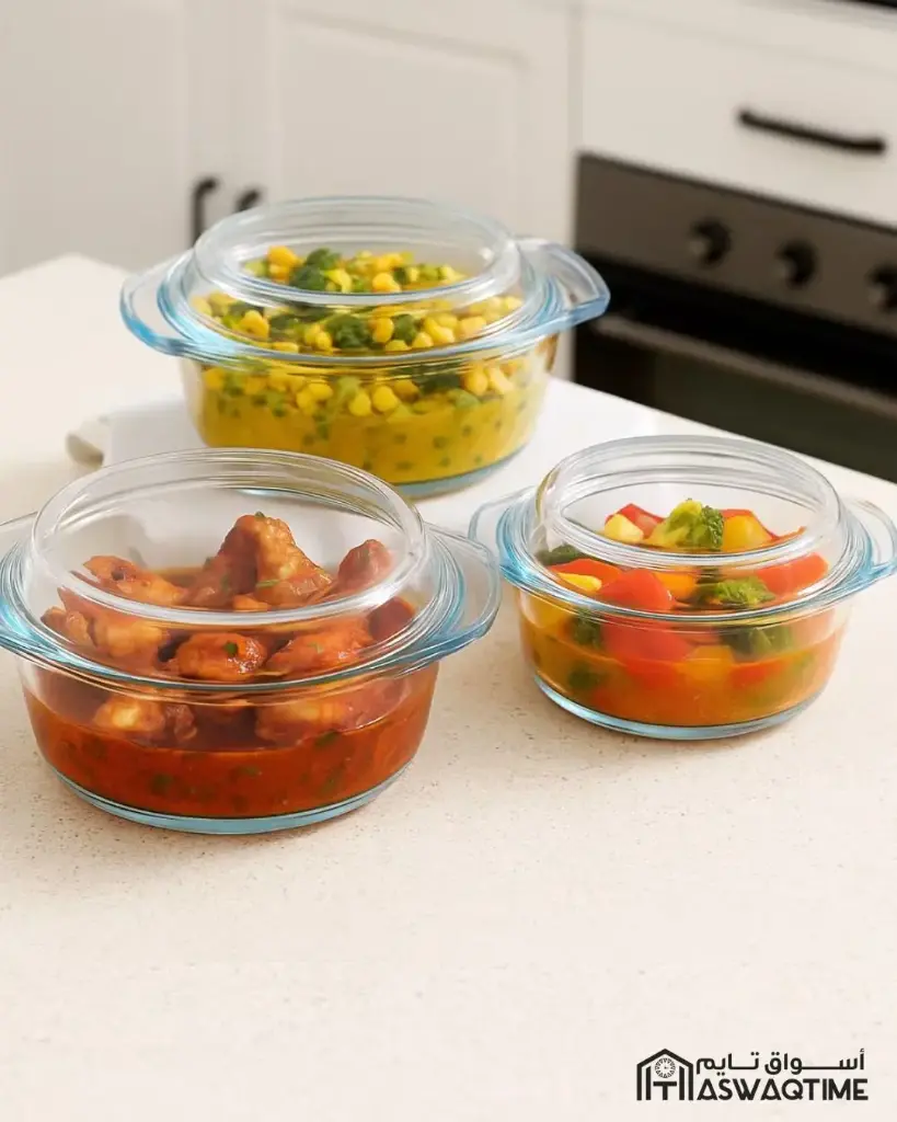 Pasabahce 59023 BORCAM COVER HOME. POTS*4