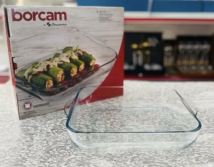 PASABAHCE BORCAM SQUARE BAKING TRAY 28 CM 1PC