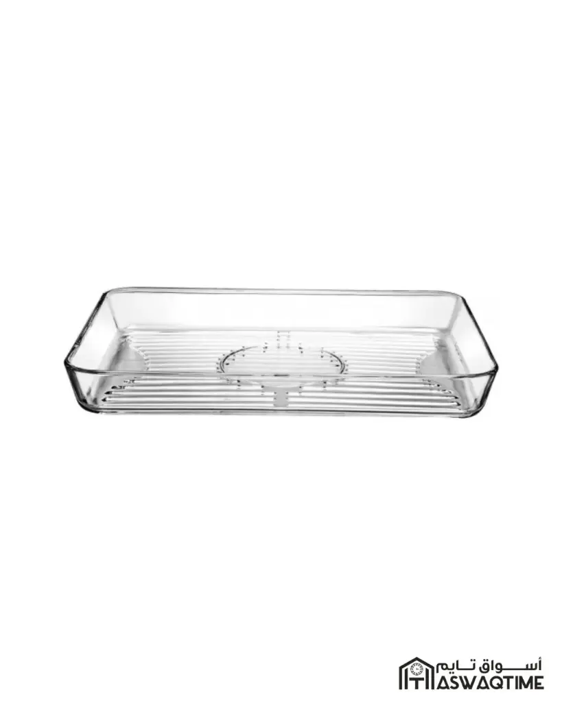 PASABAHCE BORCAM GRILL RECTANGLE TRAY 3.8L 400×270MM