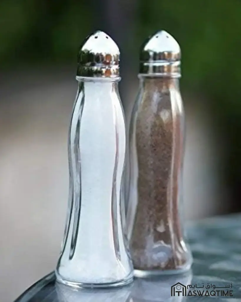 PASABAHCE 80030 GLASS SALT & PEPPER SHAKER SET