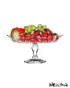 PASABAHCE PATISSERIE FOOTED SERVICE PLATE  320MM
