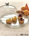PASABAHCE PATISSERIE COVERED SERVING PLATE  322MM