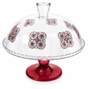 PASABAHCE PATISSERIE FOOTED CAKE PLATE WITH DOME Ǿ 322MM