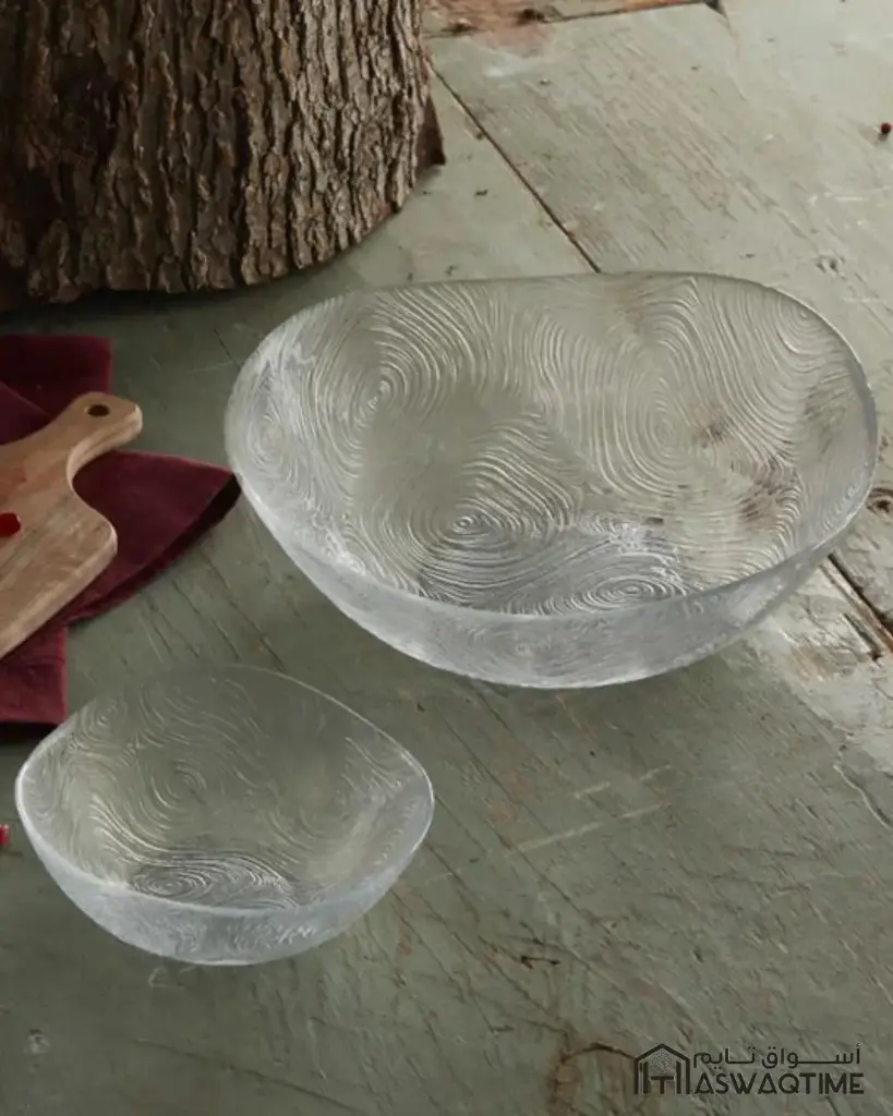 PASABAHCE LINDEN BOWL SET 7PCS (1 LARGE + 6 SMALL)