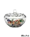 PASABAHCE PERLA SUGAR BOWL WITH LID Ø 14 CM