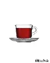 PASABAHCE MARMARA TEA CUP & SAUCER SET 12PCS 175ML