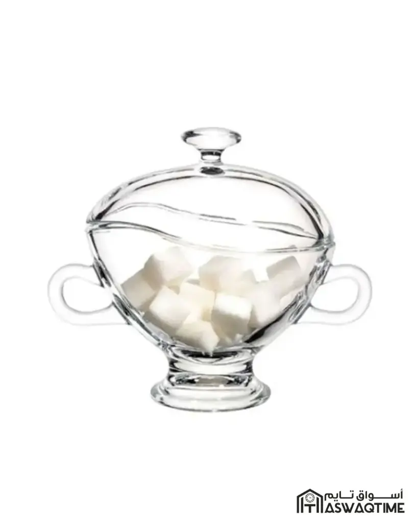 PASABAHCE BASIC SUGAR BOWL WITH LID 6PCS ~230ML / SINGLE