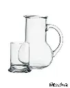 PASABAHCE PINKY OASIS WATER SET (98328) — comprises 80327 (jug) + 41030 (glasses)
