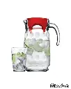 PASABAHCE SPACE WATER SET 7PCS (JUG + 6 GLASSES)
