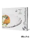 PASABAHCE HASIR OVAL GLASS SERVING PLATTER 31.8X26.8CM