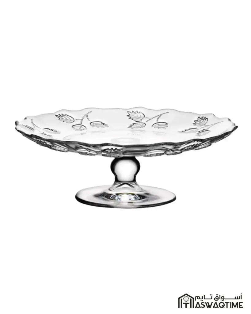 PASABAHCE PASTORAL FOOTED SERVING PLATTER Ø194MM